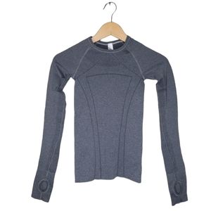 Ivivva by Lululemon Longsleeve Fly Tech Shirt in Heathered Grey